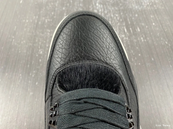 Kick Theory 819139-010 Pony 4 Jordan Retro Black Hair 0802